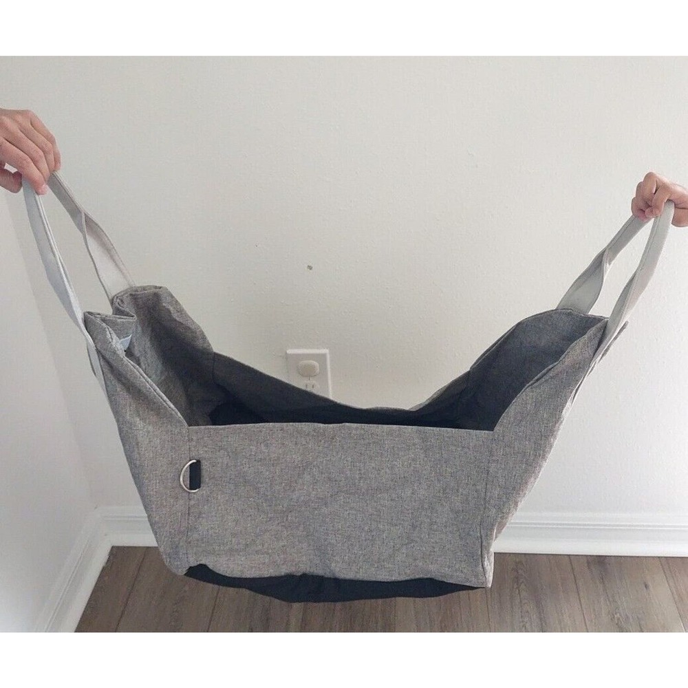 Funny Fuzzy Dog Carrier Bag Gray